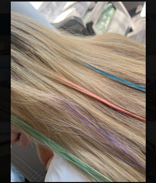 TIZA PARA CABELLO